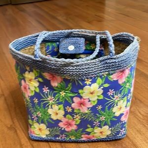 Womens floral Tote